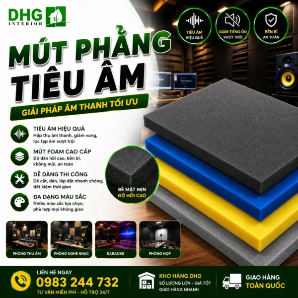 Mút Phẳng Tiêu Âm