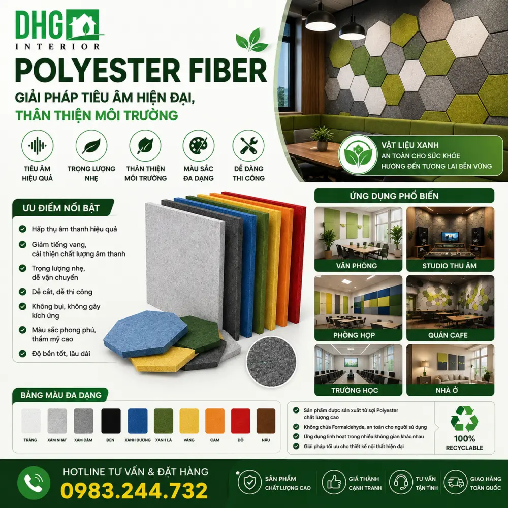 Tấm Polyester Fiber 5 Tấm Polyester Fiber
