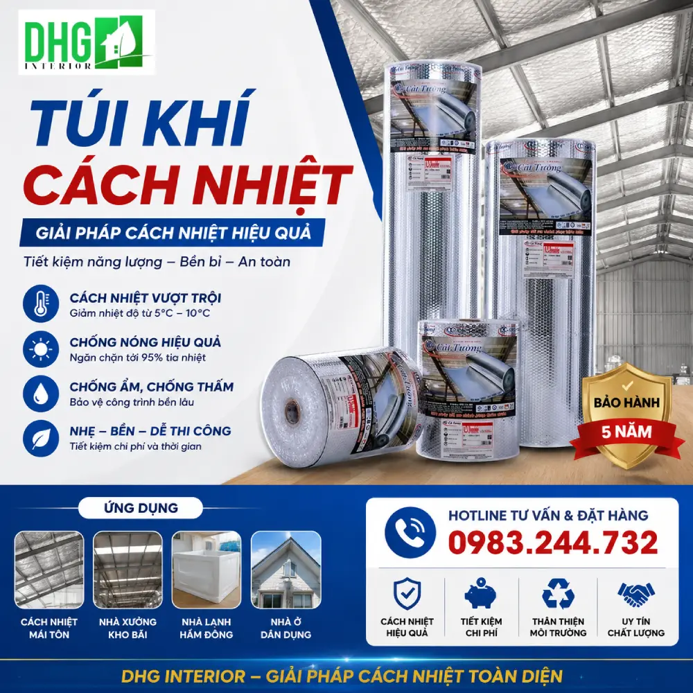 Túi Khí Cách Nhiệt 3 Túi Khí Cách Nhiệt