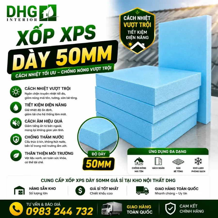 Xốp XPS Dày 50mm