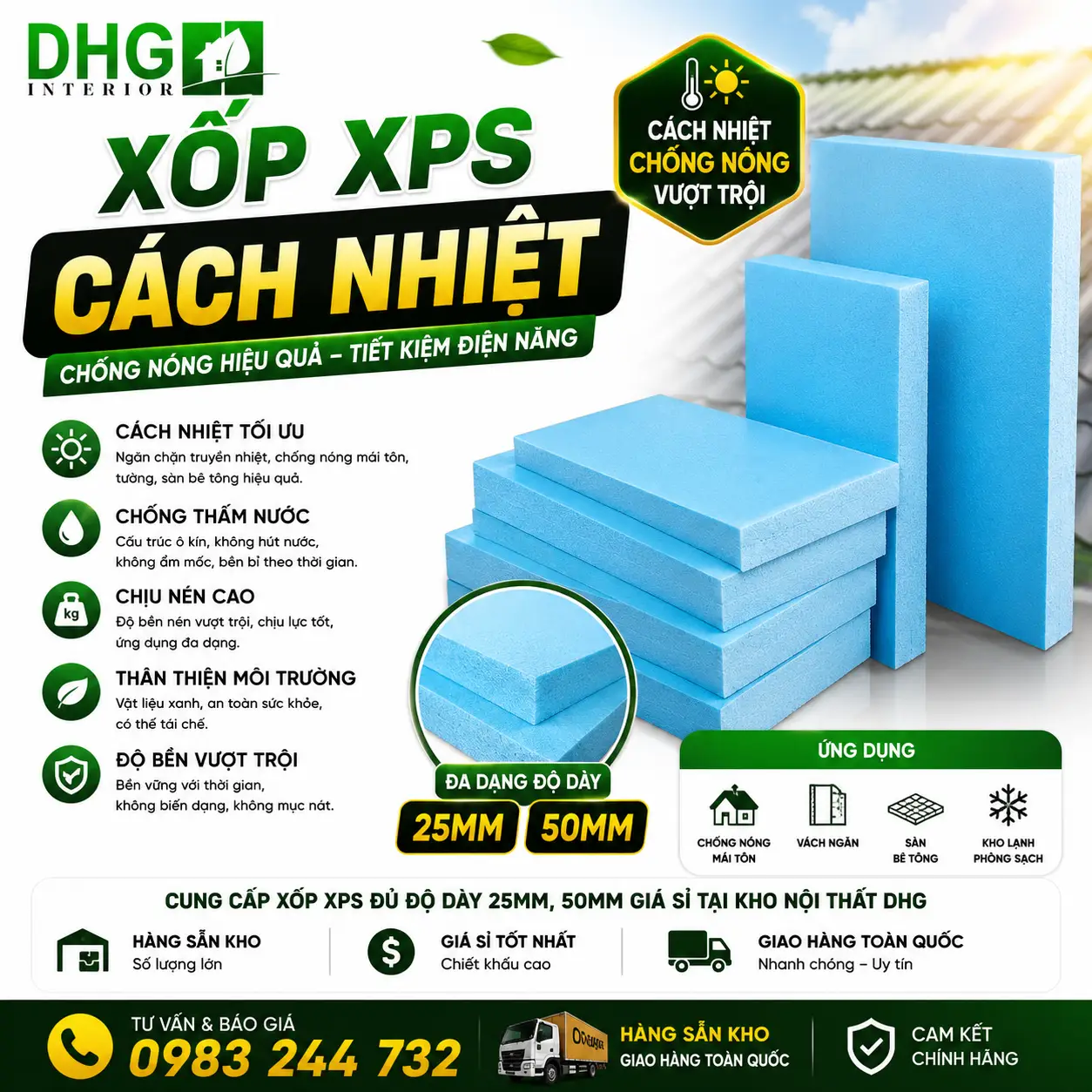 Báo giá xốp XPS Báo giá xốp XPS