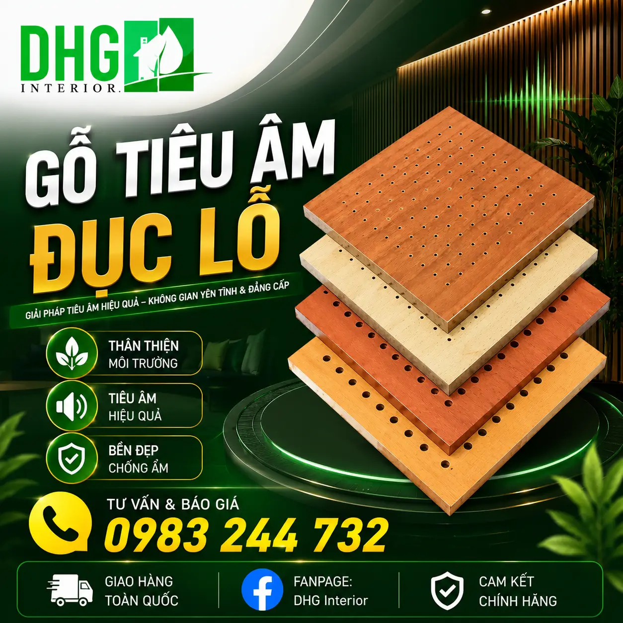 Gỗ Tiêu Âm Đục Lỗ - New Gỗ Tiêu Âm Đục Lỗ