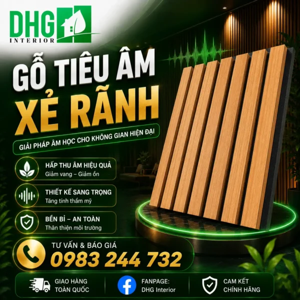 Gỗ Tiêu Âm Xẻ Rãnh