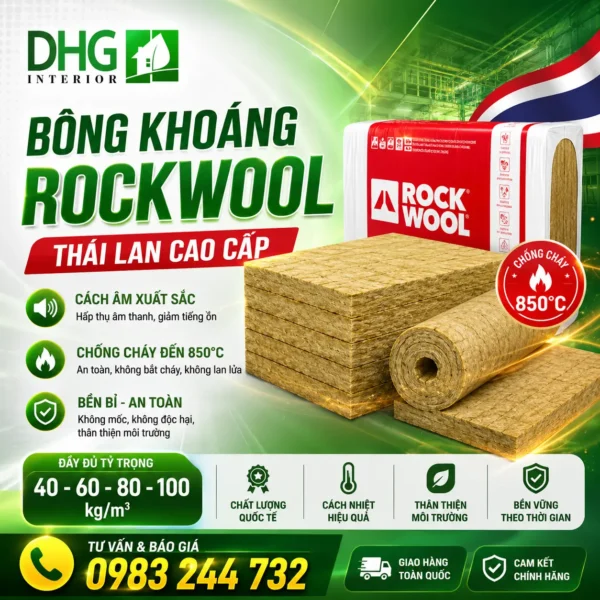 Bông khoáng Rockwool Thái Lan