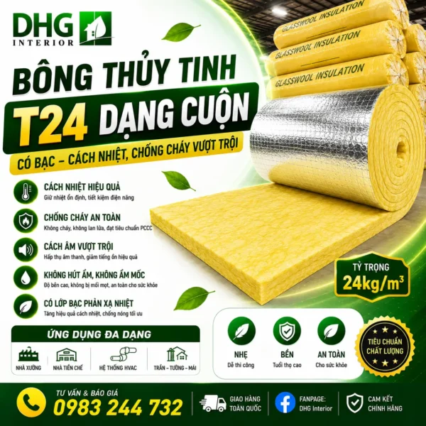 Bông Thủy Tinh T24 Có Bạc