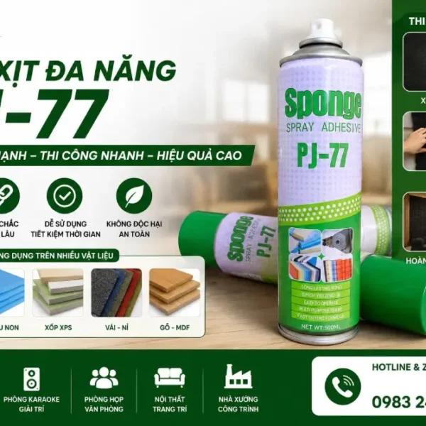 Keo Dán Dạng Xịt Đa Năng PJ-77