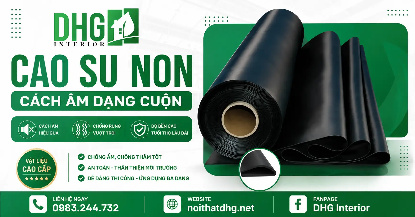 Cao Su Non Cách Âm Là Gì? Báo Giá, Ưu Điểm Và Ứng Dụng Mới Nhất 2026 2 Cao su non cách âm