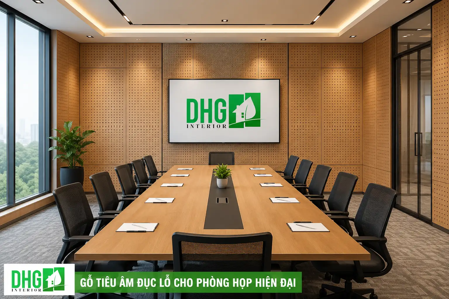 Gỗ Tiêu Âm Đục Lỗ – Giải Pháp Tiêu Âm Hiệu Quả Cho Mọi Không Gian 3 Gỗ Tiêu Âm Đục Lỗ