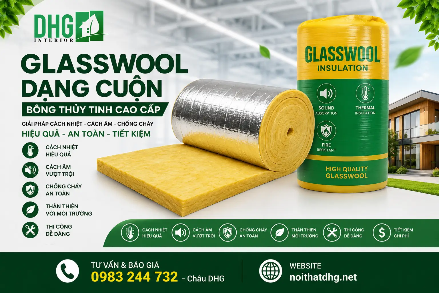 So Sánh Bông Khoáng Rockwool Và Bông Thủy Tinh Glasswool 3 So Sánh Bông Khoáng Rockwool Và Bông Thủy Tinh Glasswool - Cuộn Glasswool Cách Nhiệt